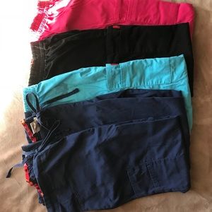 Lot of 7! Size small petite dickies scrub pants